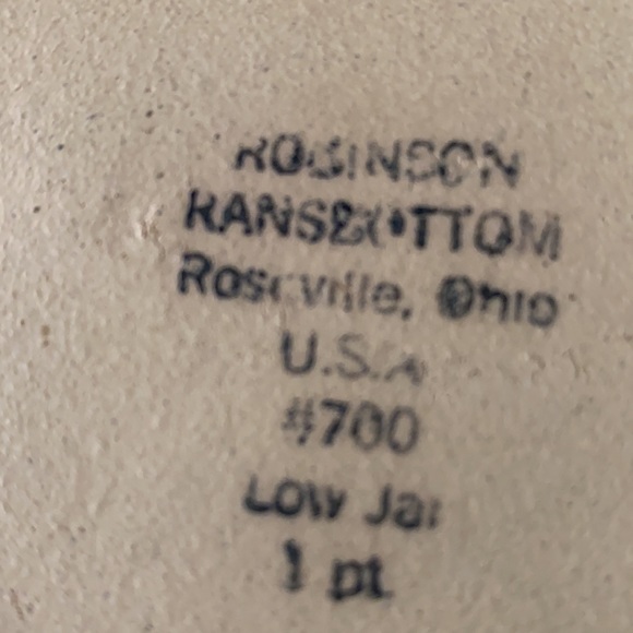 Vintage Robinson Ransbottom Sponge Ware Pattern - Picture 3 of 3